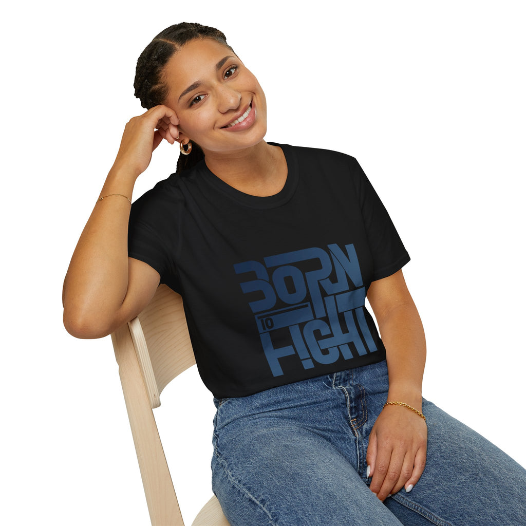 Born to Fight T‑Shirt — Bold Retro Typography Combat Shirt