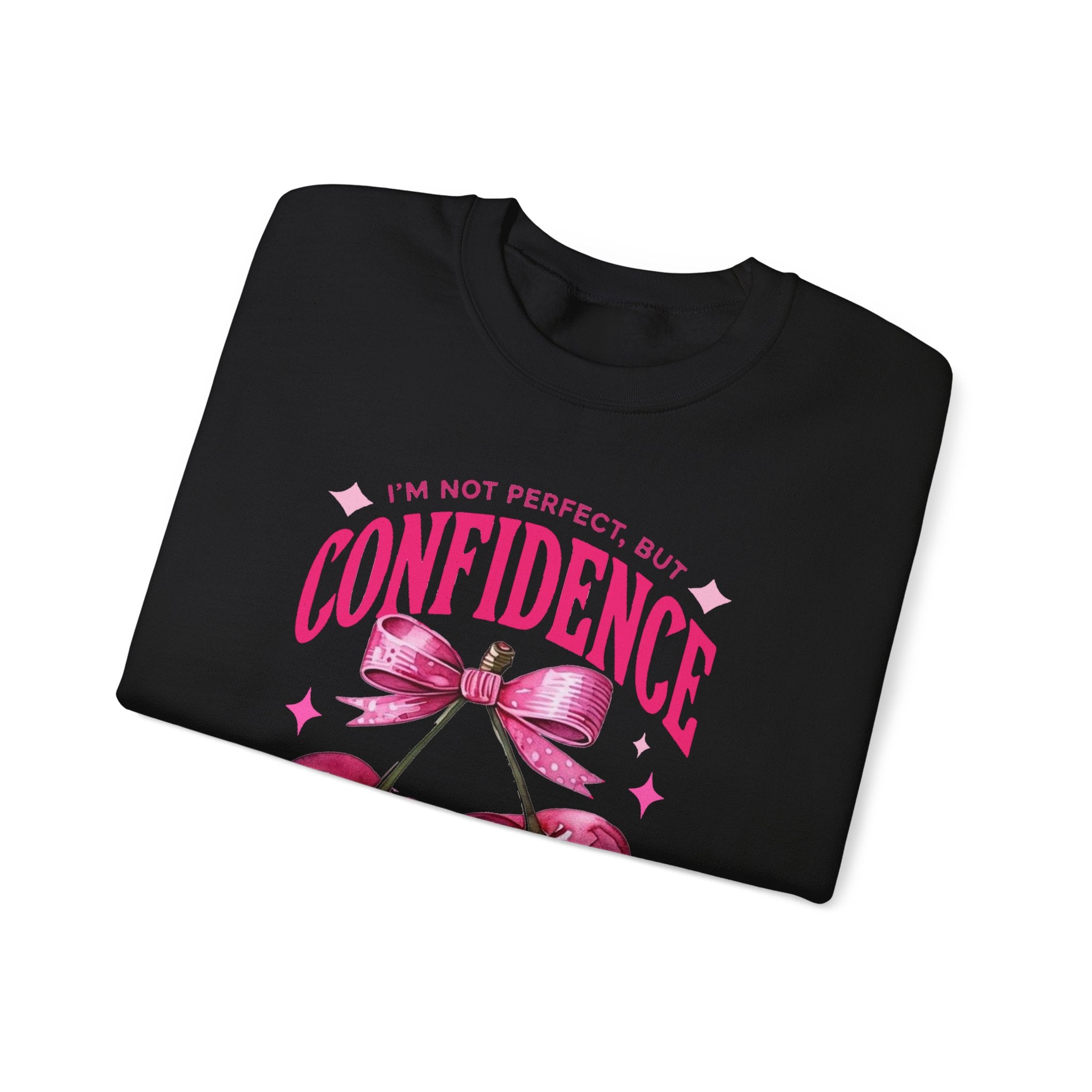 Confidence Looks Cute Crewneck Sweatshirt