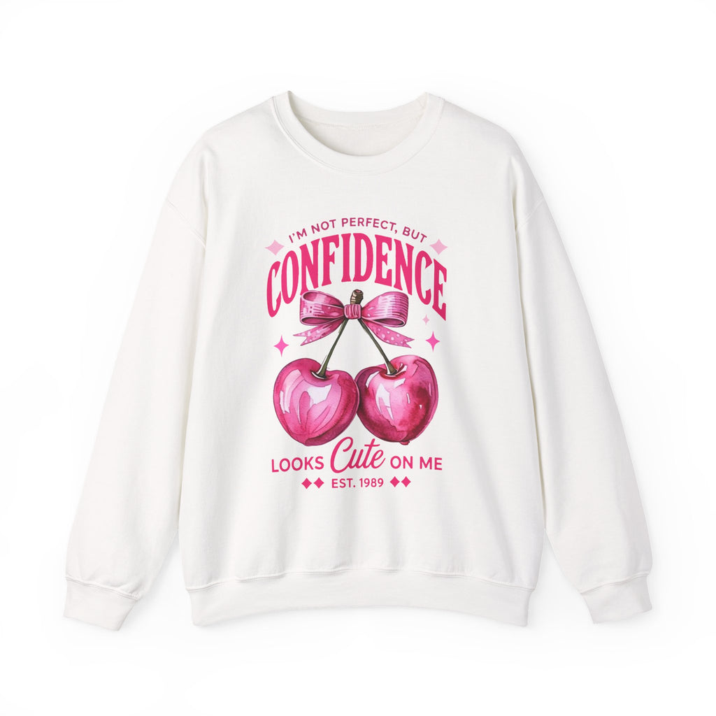 Confidence Looks Cute Crewneck Sweatshirt